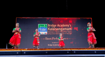 Students of Bridge Academy, India