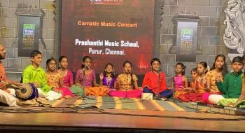 Performance of Prashanthi Music School    