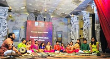 Performance of Prashanthi Music School    