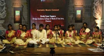 Music performance of  Bridge Academy’s Grade Exam Toppers   