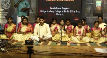 Music performance of  Bridge Academy’s Grade Exam Toppers   