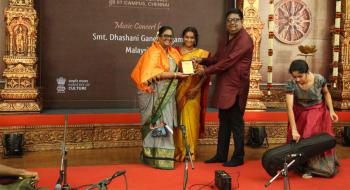 Music concert by Smt.Dhashani Ganeshalingam, Malaysia