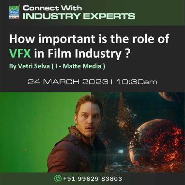 How important is the role of VFX in film industry? By Vetri Selvan.